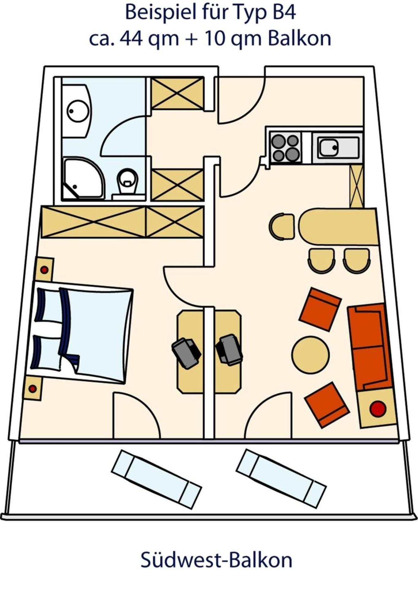 Apartment Strandidyll, 121 - Typ B4 *